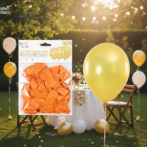 25 pezzi palloncini per feste in oro chiaro da 10 pollici per eventi e celebrazioni - Product Image 3