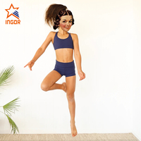 Soutien-gorge de sport à bretelles et leggings de yoga Shorts Logo personnalisé Pantalon de yoga pour enfants