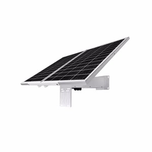 กล้องวงจรปิดพลังงานแสงอาทิตย์ 4G ซิมการ์ด พร้อมชุดแผงโซลาร์เซลล์ PTZ 80W ชุดแบตเตอรี่ลิเธียม DC12V 40Ah 444WH MPPT ระบบตรวจสอบ - Product Image 1