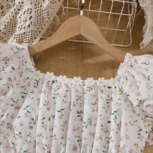 Girls Summer Puff Sleeve Printed Casual <strong>Dress</strong> Tween <strong>Teenager</strong> Big Girl - Product Image 3