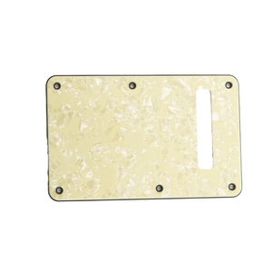 Amarillo claro para guitarra <span class=keywords><strong>el</strong></span>éctrica perla, accesorio para instrumento <span class=keywords><strong>Musical</strong></span>, compartimento de resorte, cubierta trasera, accesorio de placa protectora - Product Image 5