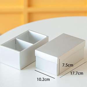 Caja de papel de lujo personalizada, caja de papel de tarjeta de oro y plata con tablero de división de labios para galletas, caja de embalaje de dulces con su propio logotipo - Product Image 5