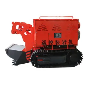 Attrezzatura mineraria sotterranea Mucking Loader Electric Small Underground Wheel Crawler Air Rock Loading Machine