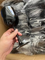 Verres à vin en plastique incassables avec tige pour fête de mariage élégant blanc rose noir verre à champagne lavable au lave-vaisselle