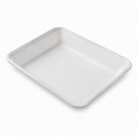 Plateau rectangulaire à emporter de haute qualité, écologique et biodégradable en canne à sucre/bagasse, 6, 7, 8, 9, 10, 13 pouces, à prix compétitif