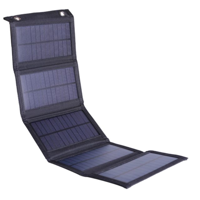 Low Price Mini Portable Lightweight 60W Foldable Monocrystalline Silicon Solar Panels 23% Efficiency Waterproof USB 5V Charger