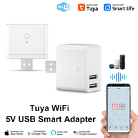 Adaptateur intelligent Tuya WIFI prise USB prise universelle intelligente compatible avec l'application Smart Life