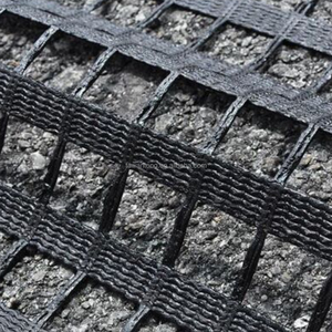 Hai trục sợi thủy tinh gia cố <span class=keywords><strong>Polyester</strong></span> HDPE Bazan sợi thủy tinh geogrid cho đường xây dựng đường lái xe giữ lại tường vỉa hè - Product Image 2