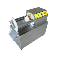 Industriële elektrische multifunctionele automatische aardappel-, ui-, komkommer- en wortelsnijmachine voor voedingsmiddelen