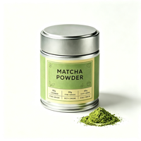 Fournisseur d'usine, marque privée, poudre de matcha cérémonielle 30g 50g 100g, boîtes de matcha, poudre de matcha