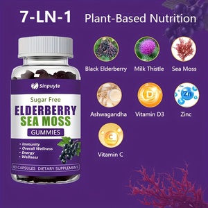 Gummies de Sureau Noir et de Mousse de Mer en Stock Local aux États-Unis – Soutien Immunitaire pour Enfants et Adultes - Product Image 3