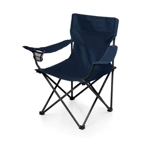 YILU Garden Outdoor Fabric Camping Used Metal Beach Folding Fishing Chair With Armrest