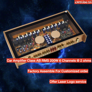 Amplificateur stéréo de <span class=keywords><strong>voiture</strong></span> de qualité sonore, 6 canaux RMS 200W 2 Ohm, 6 CH crête 8000W, amplificateur de <span class=keywords><strong>voiture</strong></span> pleine gamme classe AB - Product Image 2