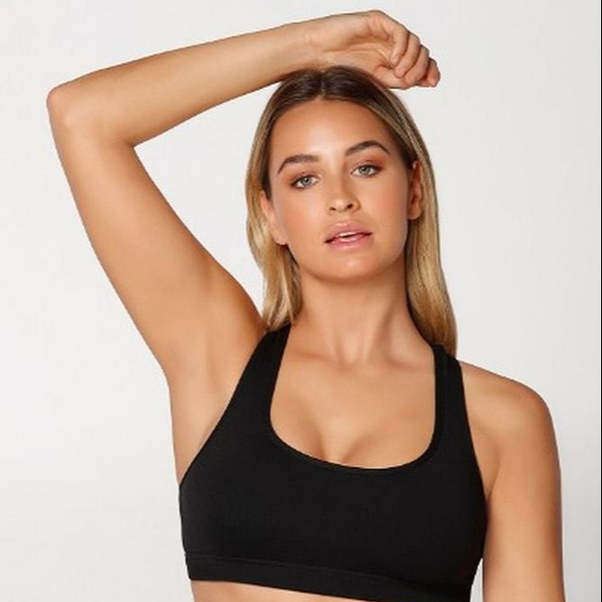Wholesale Plus Size Simple Fitness Gym Running Yoga Sports Bra Nude Tube High Support Breathable Sexy