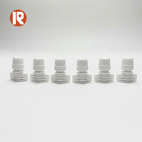 Bouchon de bec verseur en plastique PE durable de 6 mm, à visser, anti-fuite, écologique, de qualité alimentaire, réutilisable, léger et facile à ouvrir