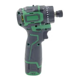 16V Brushless Cordless Lithium Electric Hand Drill Rechargeable Impact Drill Multifunctional Portable Power Drill