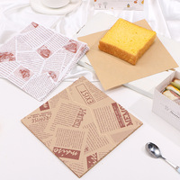 Papier Sandwich résistant à la graisse papier d'emballage de hamburger avec logo personnalisé papier film PE