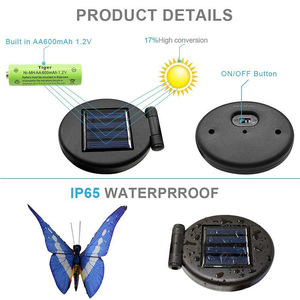 Solar Butterfly Ground <b>Light</b> LED Outdoor Garden Decorative Lighting Water Resistant Solar Powered - Product Image 4