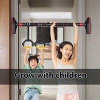 Barre de traction horizontale portable et réglable 70-160 cm pour la maison, antidérapante, pour cadre de porte intérieur, équipement de sport Powermax