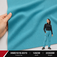Tissu extensible en polyester et élasthanne brossé, hydrofuge, de qualité supérieure, jacquard, pour pantalons d'extérieur, couleurs personnalisées, tissu d'extérieur