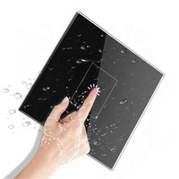 Panneau en verre trempé en gros d'usine pour écran d'affichage panneau de verre de bouton de commutateur tactile pour le verre de commande électrique à la maison