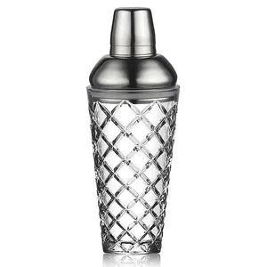 7366SK agitatore per cocktail grande in vetro miscelato diamante set Martini shaker