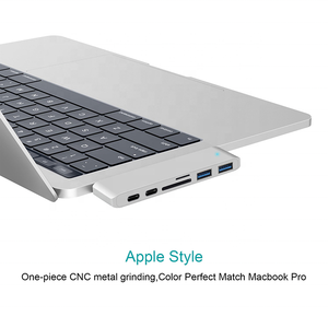 Hot 6 in 1 <strong>Docking</strong> <strong>Station</strong> Laptop <strong>C</strong> Hub Dual <strong>Type</strong> <strong>C</strong> Adapter <strong>Usb</strong> 6 in 1 Hub <strong>Usb</strong>-<strong>c</strong> Dock Converter 6 Port Adaptor Hub for Macbook - Product Image 3