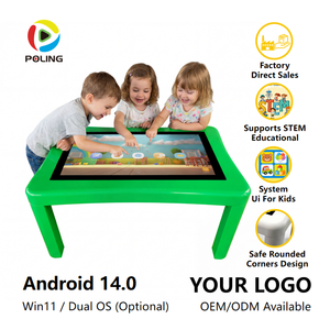 Bureau d'apprentissage interactif pour enfants avec jeux à écran tactile et applications <span class=keywords><strong>de</strong></span> dessin pour une utilisation à domicile Table tactile intelligente pour enfants - Product Image 1