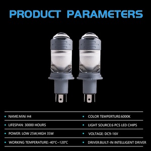 Sanvi New Design Mini H4 40W <b>Plug</b> and Play Super Bright LED Bulb New <b>12V</b> Car Headlight Bulbs - Product Image 6