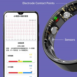 <span class=keywords><strong>ECG</strong></span> Thông Minh Vòng OEM ODM Các Nhà Sản Xuất 2025 Thông Minh <span class=keywords><strong>ECG</strong></span> Sức Khỏe Tập Thể Dục Tracker Vòng Với Ứng Dụng Màn Hình Cho Phụ Nữ Người Đàn Ông Kích Thước 6-10 - Product Image 4