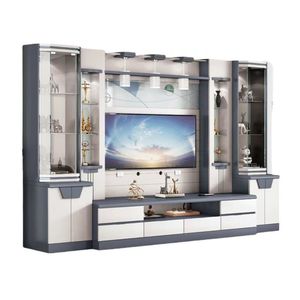 <span class=keywords><strong>2025</strong></span> thiết kế hiện đại bằng đá cẩm thạch TV đứng tường đơn vị lưu trữ nhà hiển thị bằng gỗ TV Tủ sang trọng Đồ nội thất phòng khách - Product Image 1