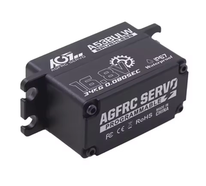 Servo numérique AGFRC A53BULW 4S haute tension 34KG 0.08Sec à vitesse rapide, sans balais, profil bas, IP67 <span class=keywords><strong>WP</strong></span> pour Crawler/Buggy 1/10 - Product Image 1