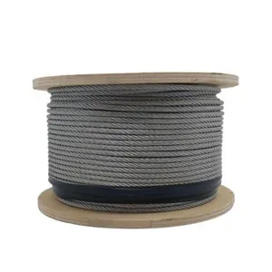 High Tensile Strength Steel Wire Rope 18X7+FC Wire Rope for Cableway/Crance/Telecomunication