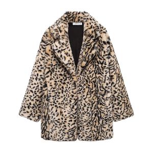 <span class=keywords><strong>Cappotto</strong></span> da Donna ZA Novità 2025 Stile Corto Effetto Pelliccia Sintetica Vintage a Maniche Lunghe con <span class=keywords><strong>Tasche</strong></span> Laterali Capispalla Femminile Chic - Product Image 6