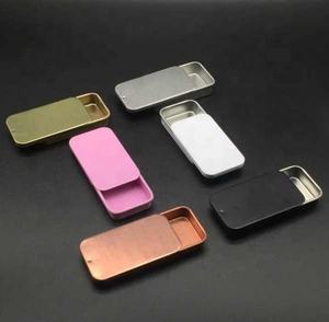 New Trend Music Plectrum Collect Metal Tinplate Box Storage Sliding Mini Mint Candy/solid Perfume Sliding Tin Box Custom Printed - Product Image 4