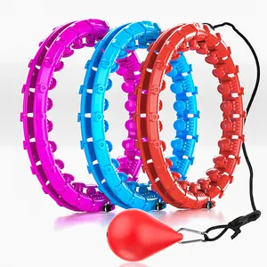 Dünne Taille verlieren Übung Fitness Smart Weighted Hula Fitness Hoop für Erwachsene