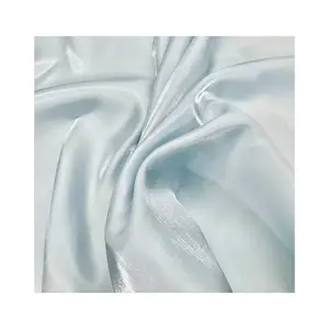 शादी के कपड़े के लिए हांग्जो में सबसे ज्यादा बिकने वाला पर्यावरण-अनुकूल पॉलिएस्टर रेशम साटन चमकदार साटन कपड़ा