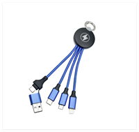 Câble de charge rapide universel USB PD 3 en 1 avec logo lumineux LED, personnalisable OEM, en nylon, pour cadeaux promotionnels