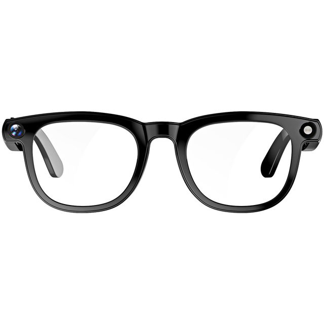 Smart Glasses 4K IPX-4 Waterproof Metal Frame Type-C Charging AI Assistant Speaker Microphone Music Player Real-time Translation