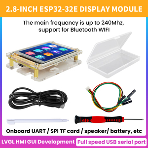 Mô-đun Màn hình hiển thị ESP32-32E 2.8 inch SPI TF BT bảng phát triển Wi-Fi lvgl HMI GUI với Vỏ Acrylic - Product Image 2