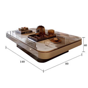 Tavolino <span class=keywords><strong>da</strong></span> caffè in vernice <span class=keywords><strong>da</strong></span> cucina rettangolare <span class=keywords><strong>di</strong></span> <span class=keywords><strong>piccole</strong></span> <span class=keywords><strong>dimensioni</strong></span> minimalista moderno con pannello in marmo <span class=keywords><strong>di</strong></span> alta qualità - Product Image 6