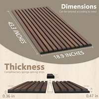 Panneaux muraux acoustiques en bois 3D KASARO, panneaux muraux insonorisants en fibre de polyester pour la maison, l'entrepôt, le salon, akupanel