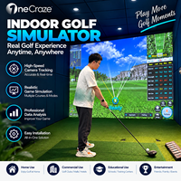 Simulateur de golf AR Sport Impact Screen, jeu de golf interactif à projection virtuelle, équipement de divertissement et d'entraînement sportif en intérieur