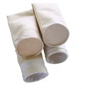 550g aramid coated anti-static dust filter bag for kiln gas and clinker