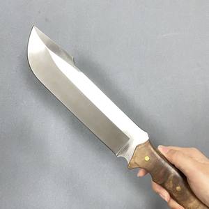 TLYML01 Coltello da Caccia Resistente a Lama Fissa Full Tang con Spessore di 6MM per Bushcraft nella Giungla in Acciaio Inox 440 con Fodero in Pelle - Product Image 3