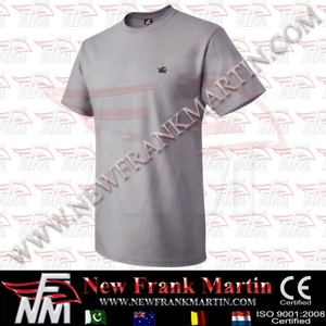 NFM T-shirt personnalisable maillots de gros séchage rapide coton polyester OEM ODM plaine col rond avec logo coupe surdimensionnée - Product Image 3