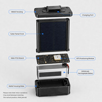 Traceur GPS solaire 4G GSM pour bétail, 20000mAh, étanche IP67, anti-effraction, avec sangle, pour bovins et ovins, géolocalisation en temps réel, anti-vol, localisateur PC