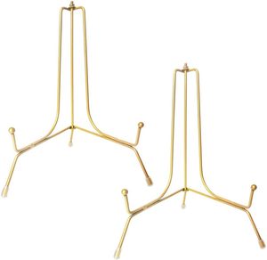 Giá vẽ sắt gấp đứng khung ảnh tấm đứng để hiển thị vàng chống trượt Tấm giữ - Product Image 1