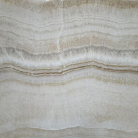 Elfenbein-Onyx-Marmorplatte - Transluzenter, hinterleuchteter, cremeweißer Naturstein für Arbeitsplatten, Wände & Böden, polierte Großplatte