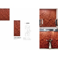Panneau mural en plastique imitation PU, design moderne en 3D, surface solide, pour extérieur, chambre, hôtel, maison, extérieur, marbre